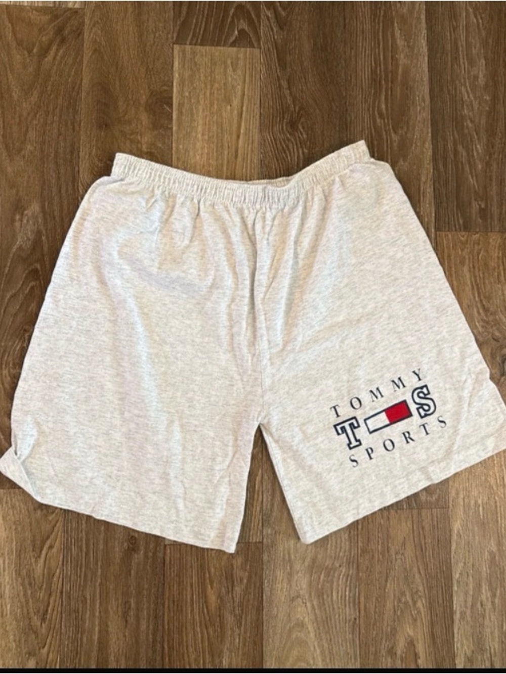 Men's Light Gray Vintage Tommy Hilfiger shorts
